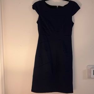 Navy work dress